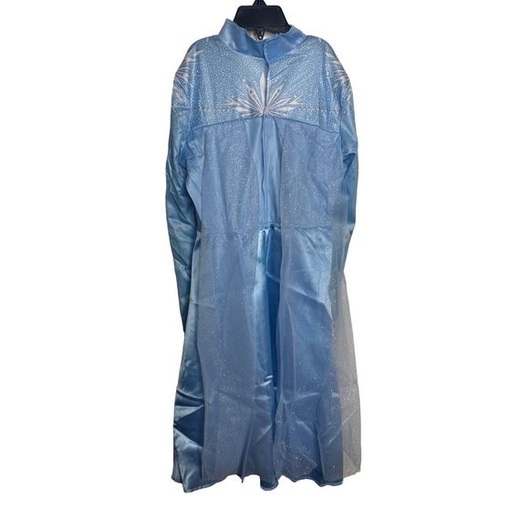 Disney Store Girls Frozen 2 Princess Elsa Traveling Outfit Blue Costume Medium - Picture 2 of 11